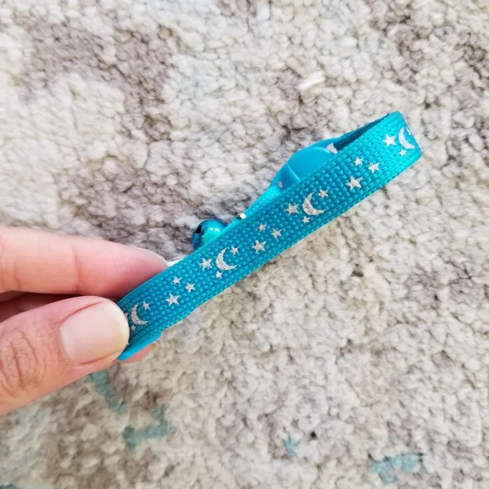 Blue cat breakaway collar new